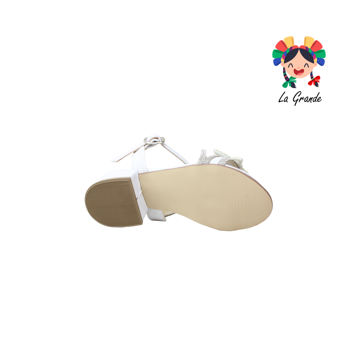 01 FLORESCA Blanco Cabra Zapatilla para Niña