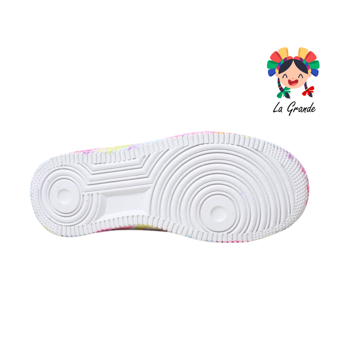002 NIK-Z Blanco Lila Confeti Tenis Casual para Dama