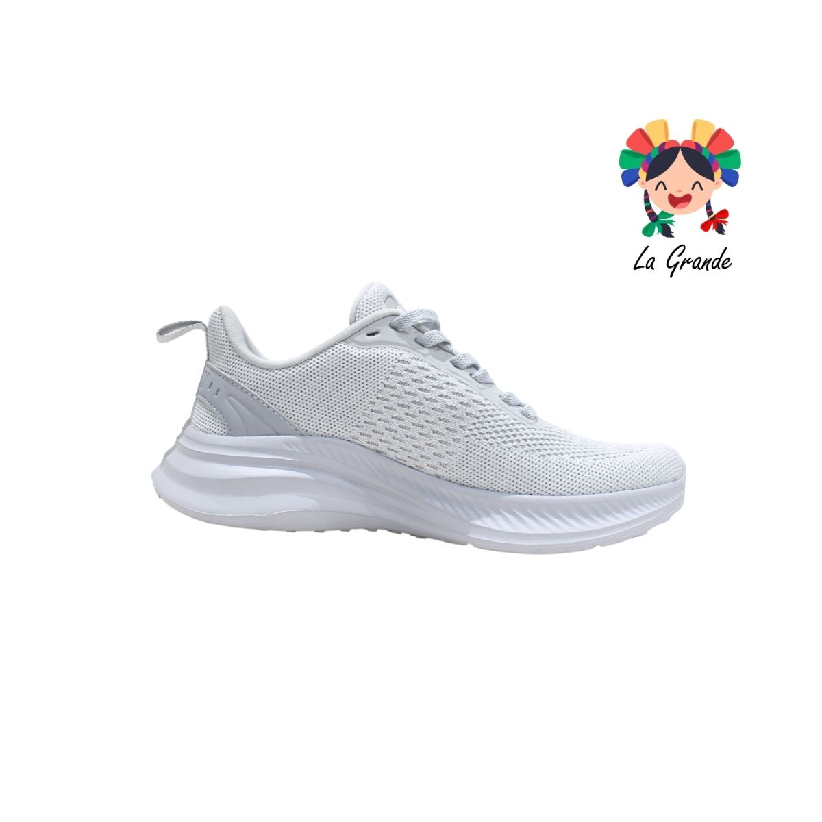 004 CHARLY Gris Tenis Deportivo Original para Dama y Joven