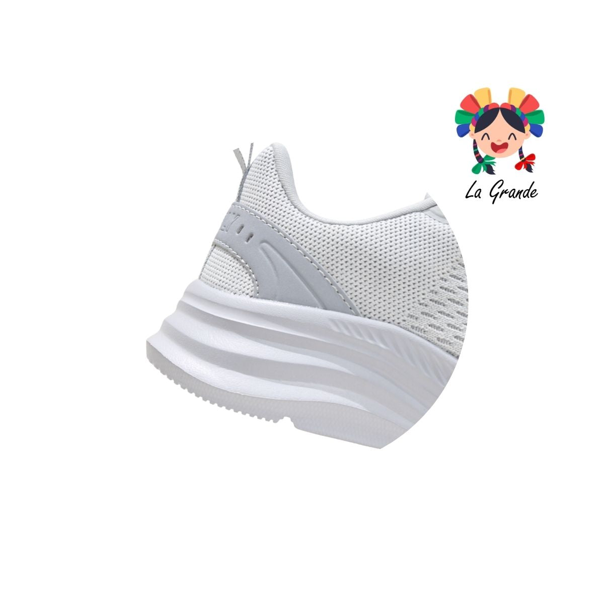 004 CHARLY Gris Tenis Deportivo Original para Dama y Joven