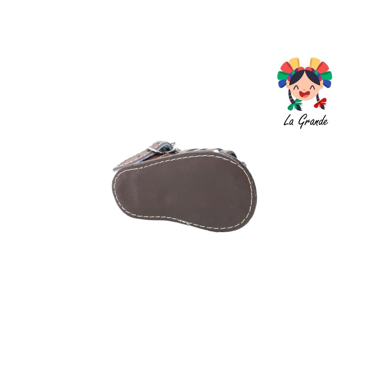 007 KIKES Café Piel Huarache para Bebé