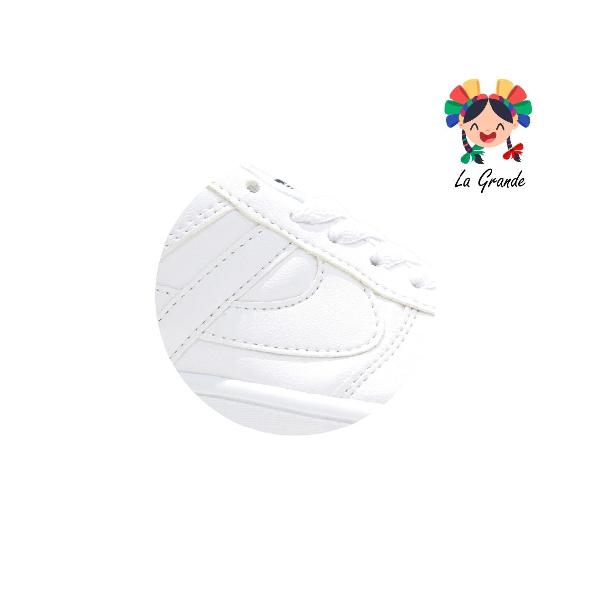 010290 PANAM Blanco Sint Tenis Choclo para Dama,Joven y Caballero Nacional Original