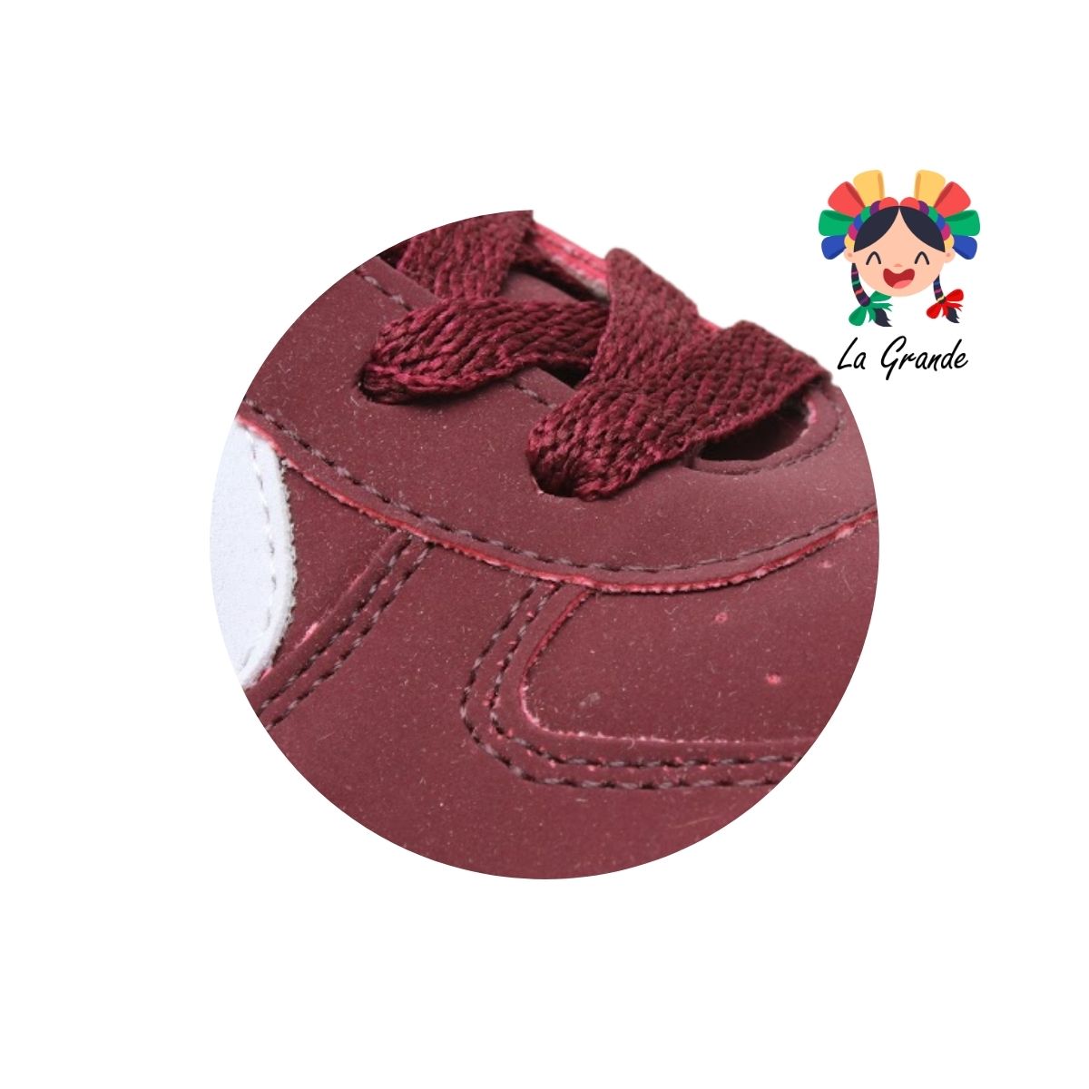 010358 PANAM Blanco Vino Tenis Casual para Dama y Joven