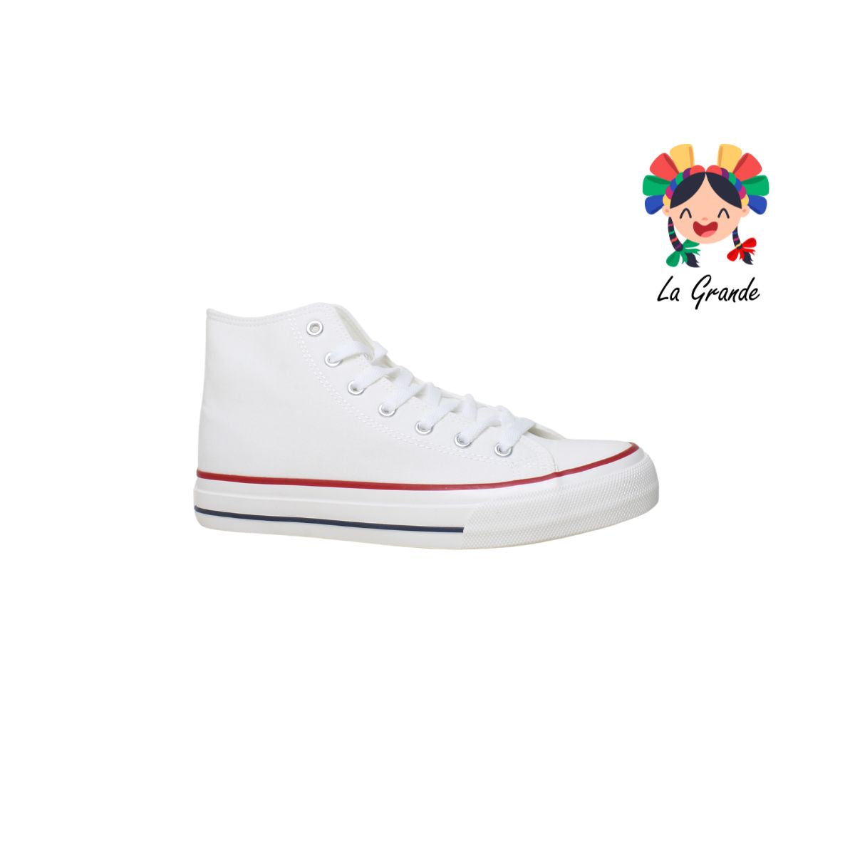 013 H DROF Blanco Tenis Casual para Niña,Niño,Dama,Joven y Caballero