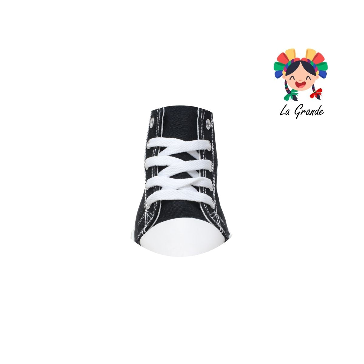 013 H DROF Negro Blanco Tenis Casual para Niño, Niña, Dama, Joven y Caballero