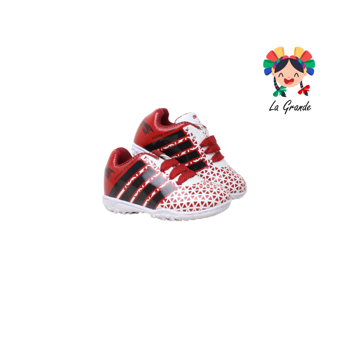 022 GATTUSO Bnco Rojo Ngo Sint Tenis Fútbol Rápido para Bebé