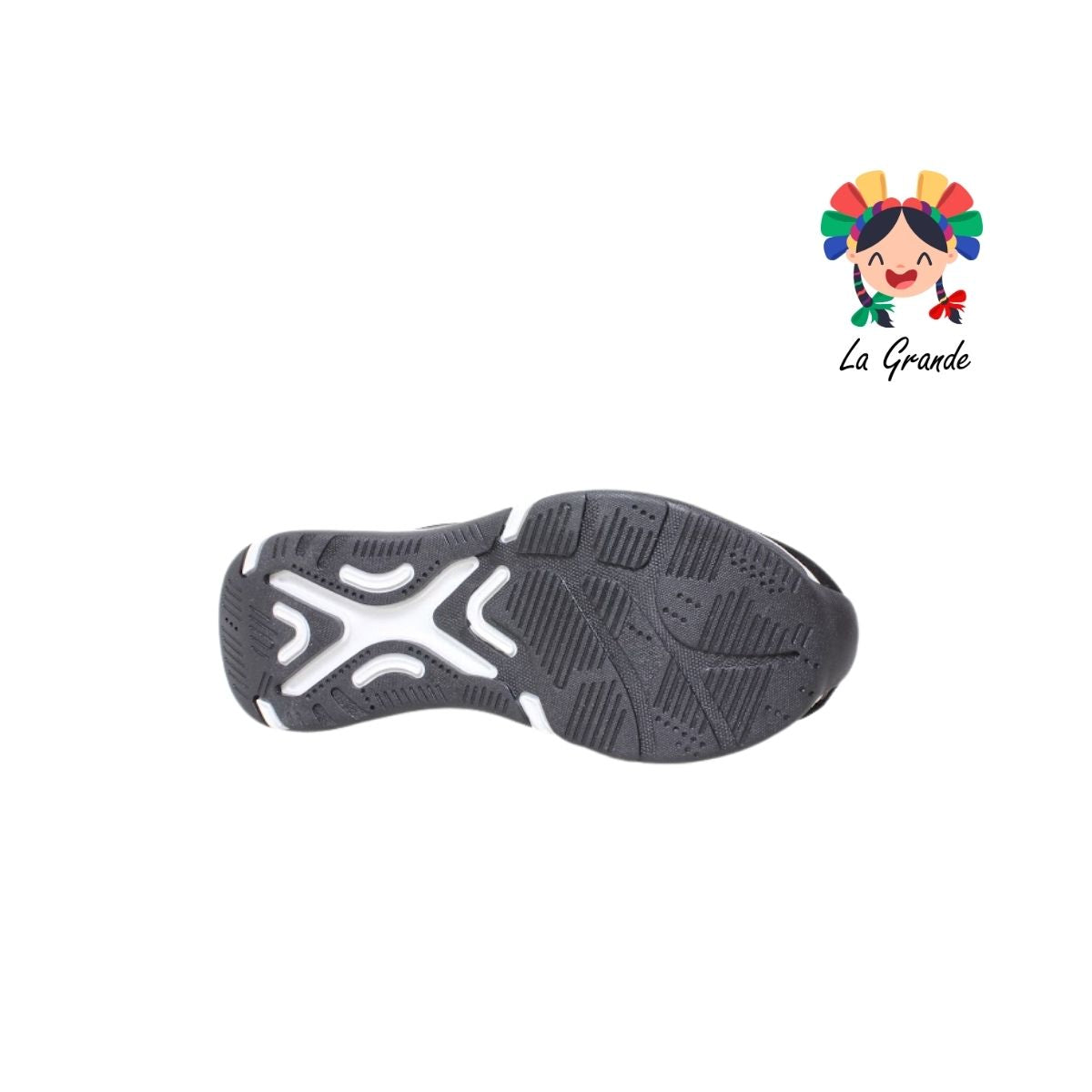 023 SPEIS10 Negro Blanco Tenis Deportivo para Dama y Joven