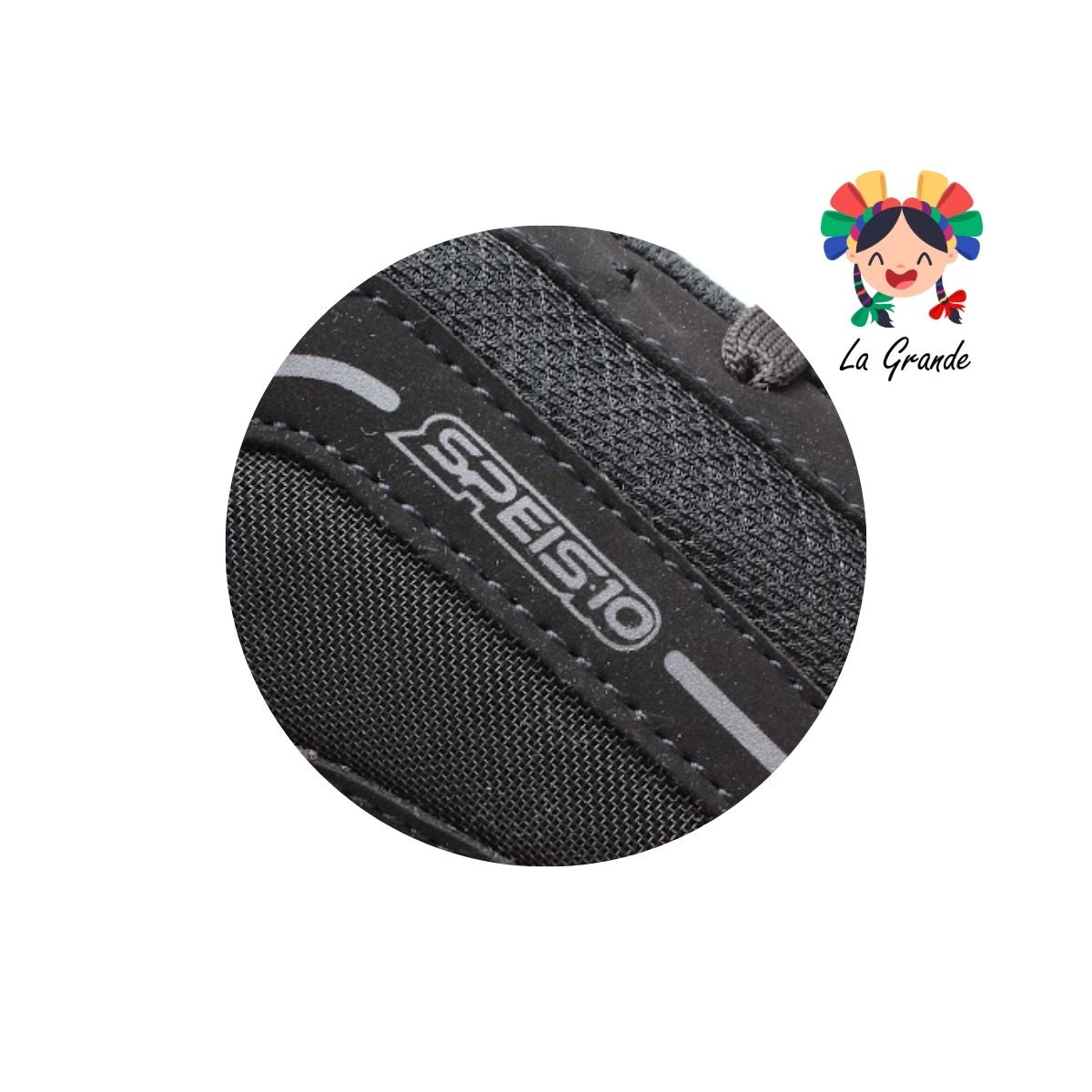 024 SPEIS10 Negro Negro Tenis Deportivo para Caballero