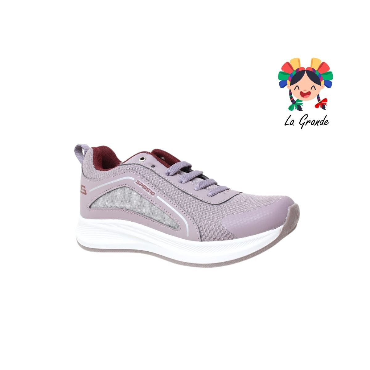 024 SPEIS10 Púrpura Vino Tenis Deportivo para Dama y Joven