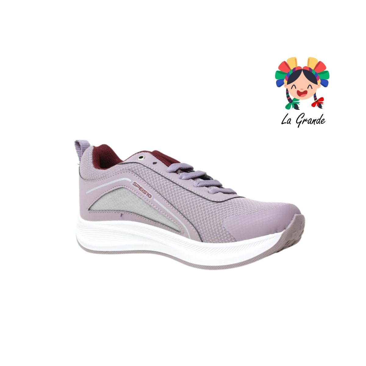024 SPEIS10 Púrpura Vino Tenis Deportivo para Dama y Joven