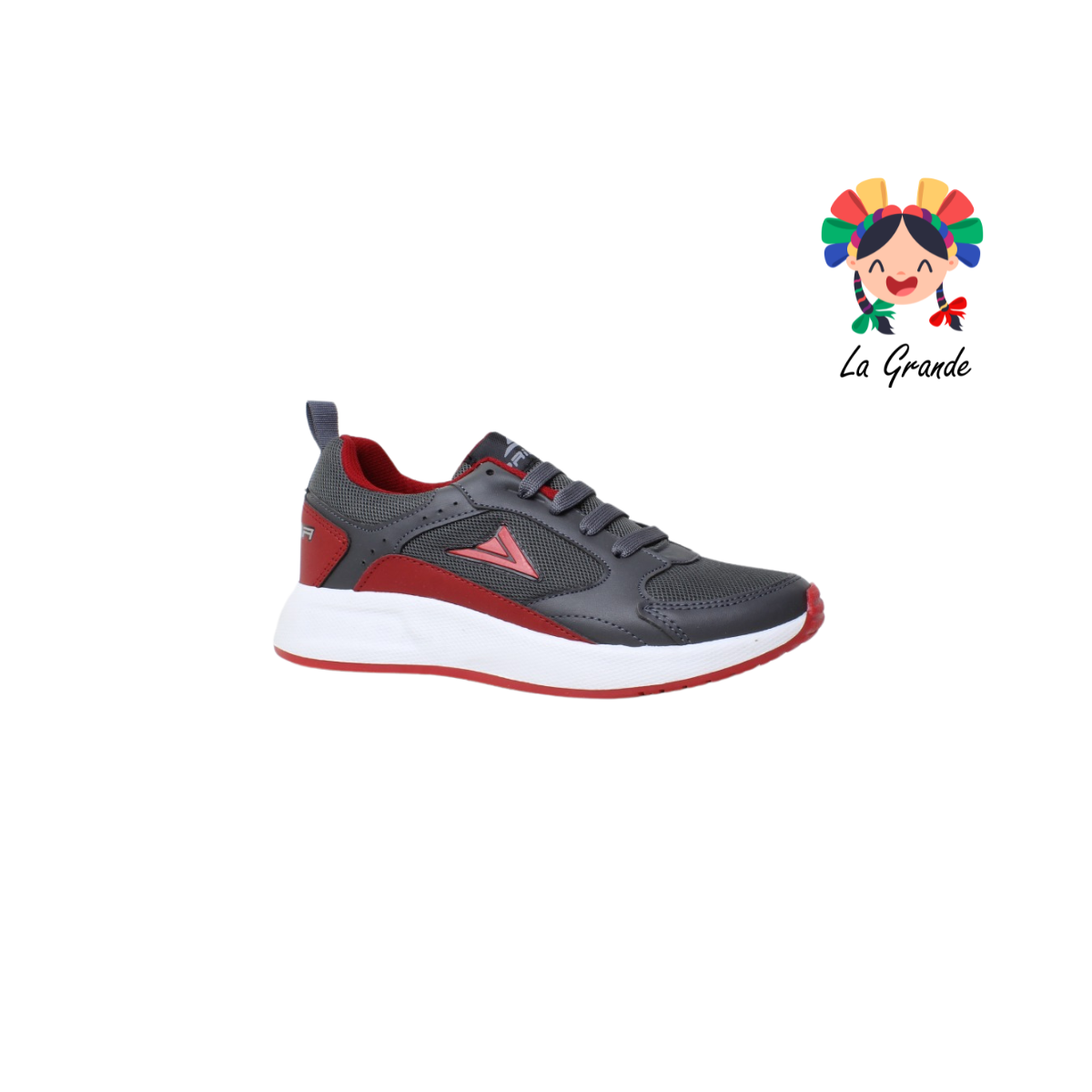 026 PRISMA Oxford Rojo Tenis Deportivo para Dama, Joven y Caballero
