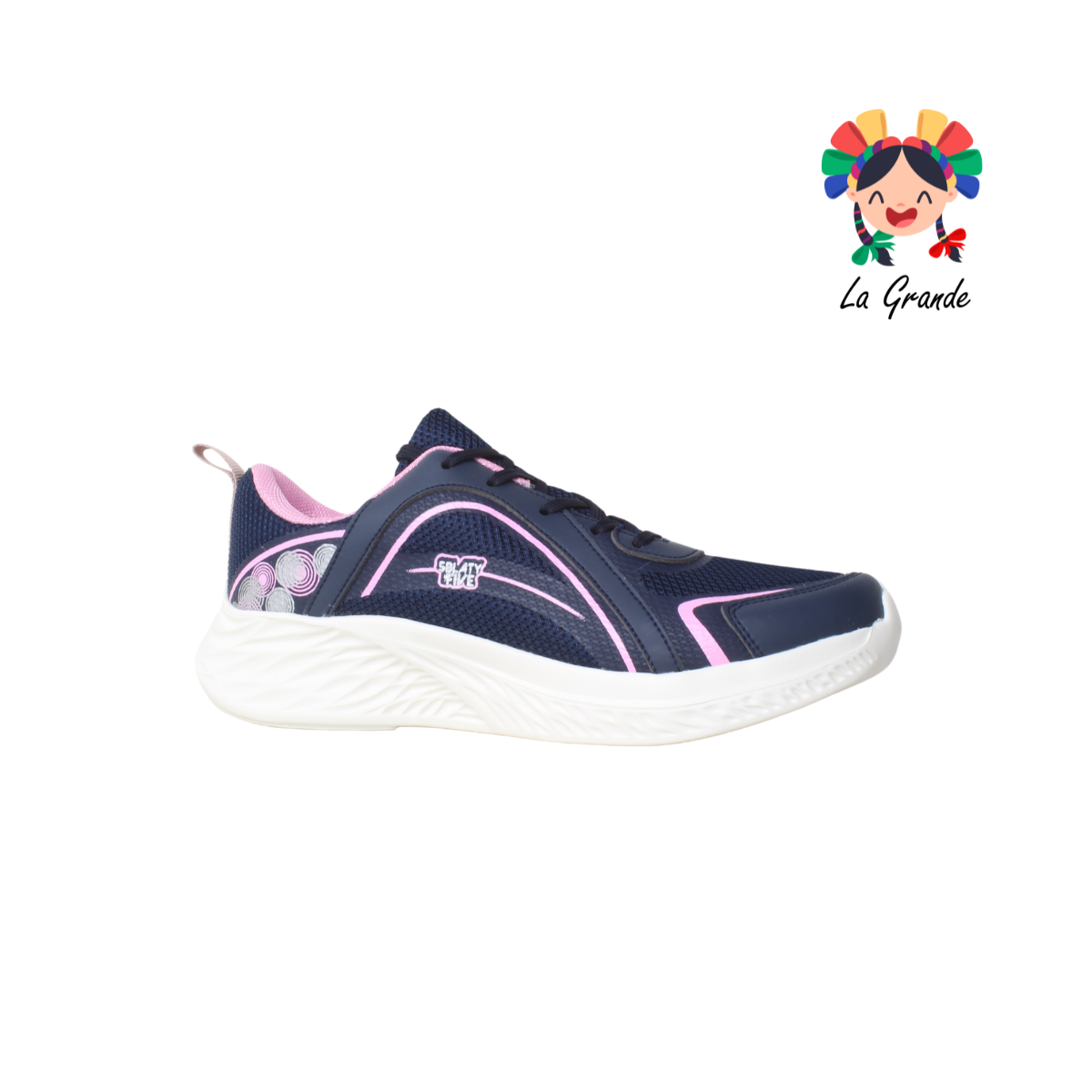 03 SBLATY FIVE Marino Rosa Tenis Deportivo para Dama