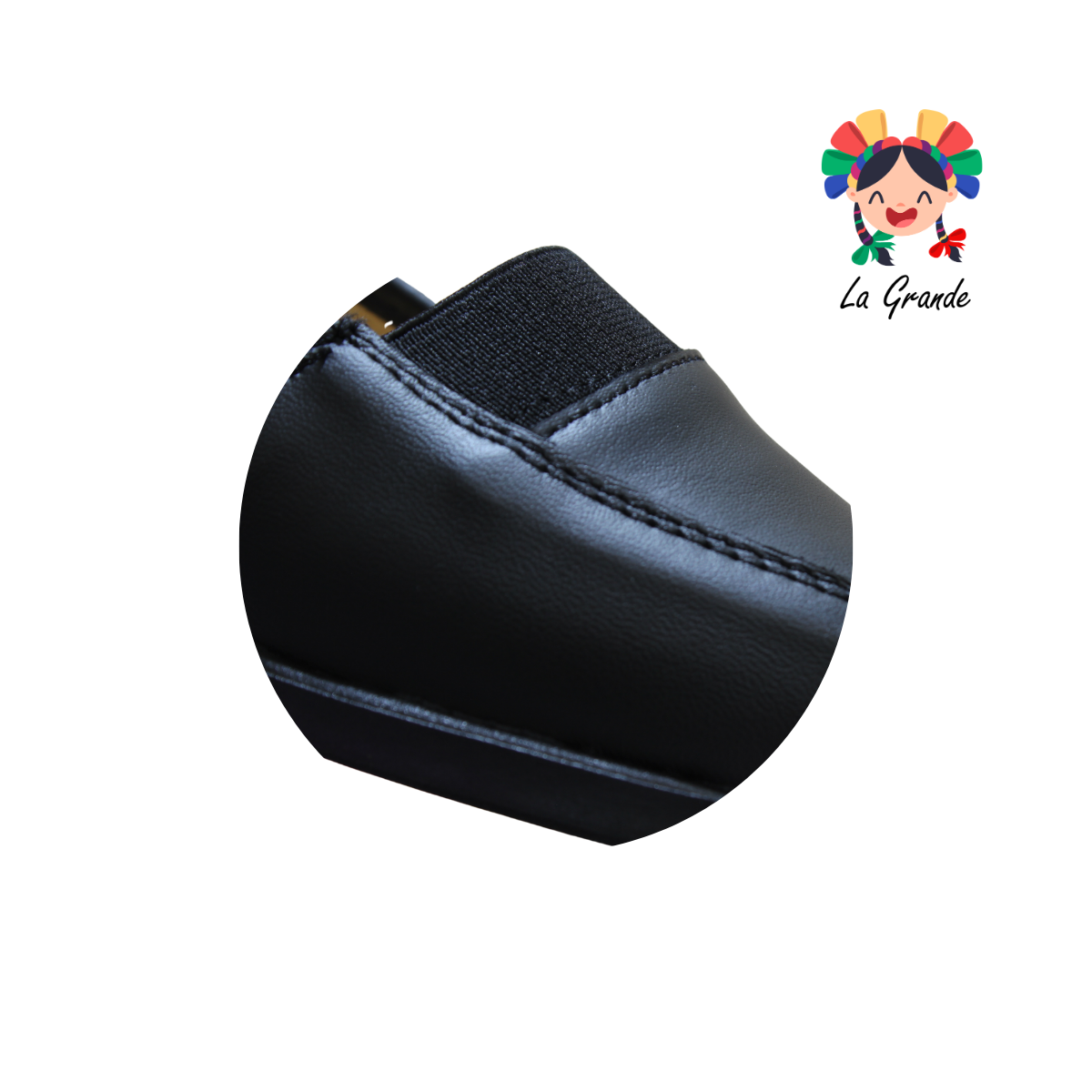 045 PATSSY Negro Piel Zapato Casual para Dama