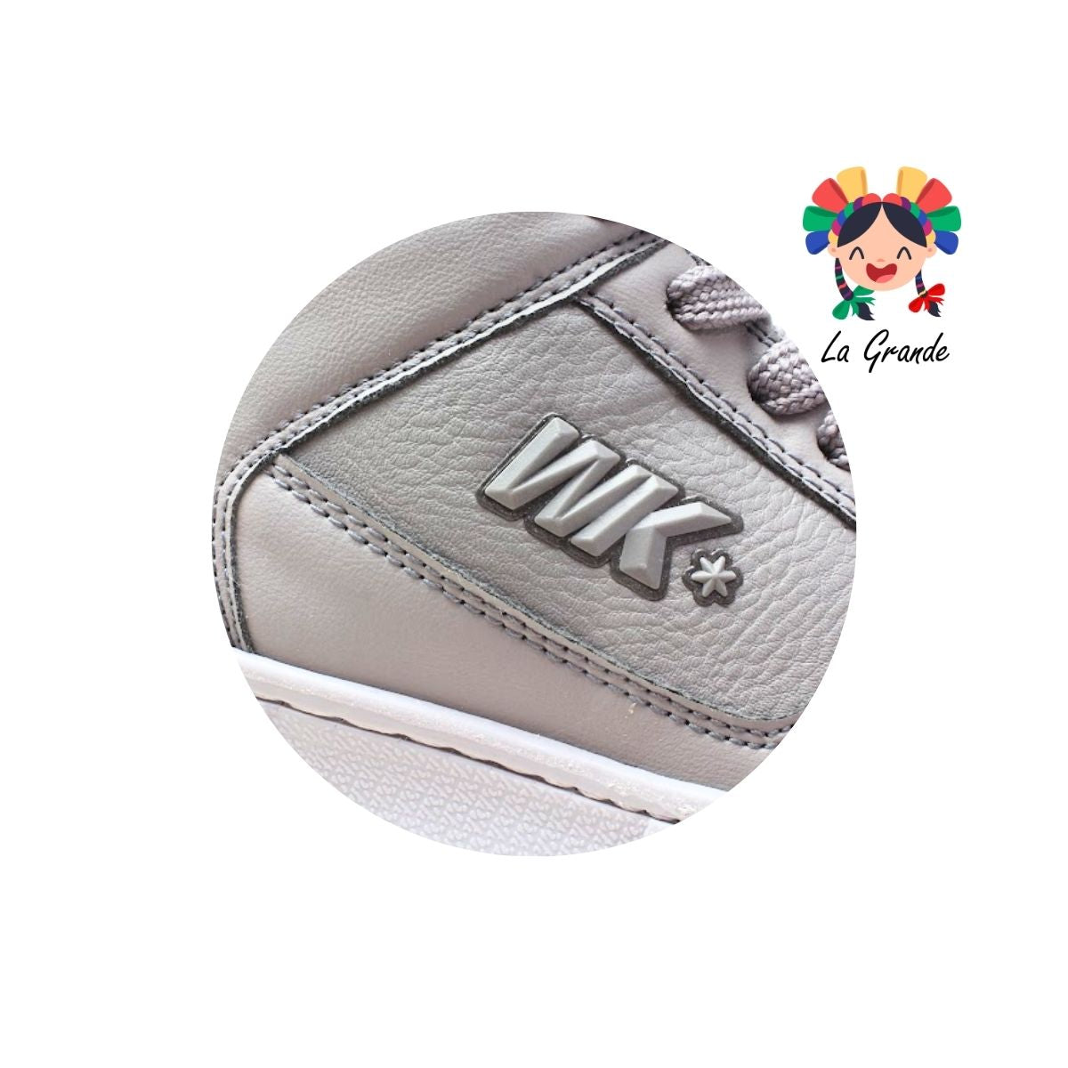 055 WALKQUIR Gris Oxford Tenis Casual para Dama, Joven y Caballero