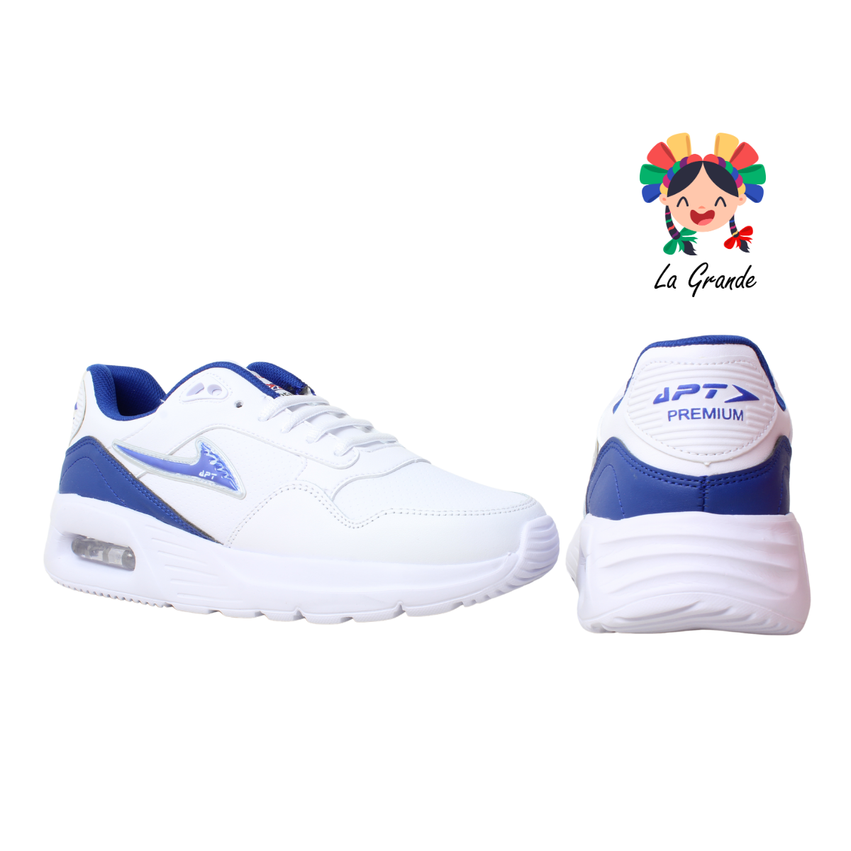 786 APT Blanco Rey Tenis Deportivo con Válvula para Caballero