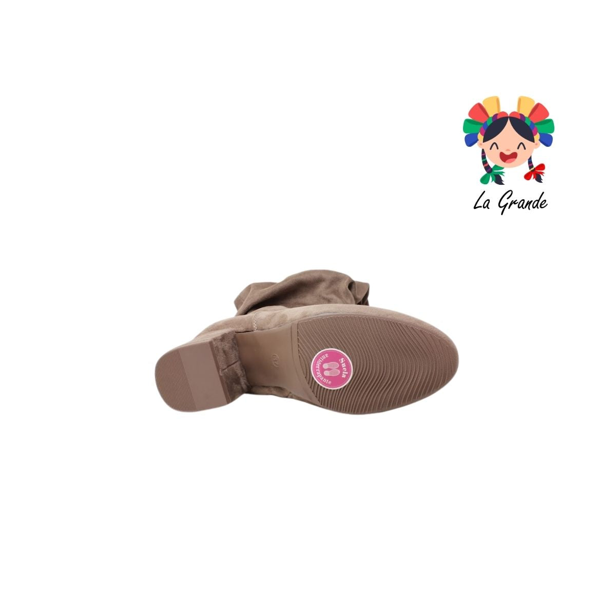 0873 YAELI Taupe Ante Bota Larga para Dama