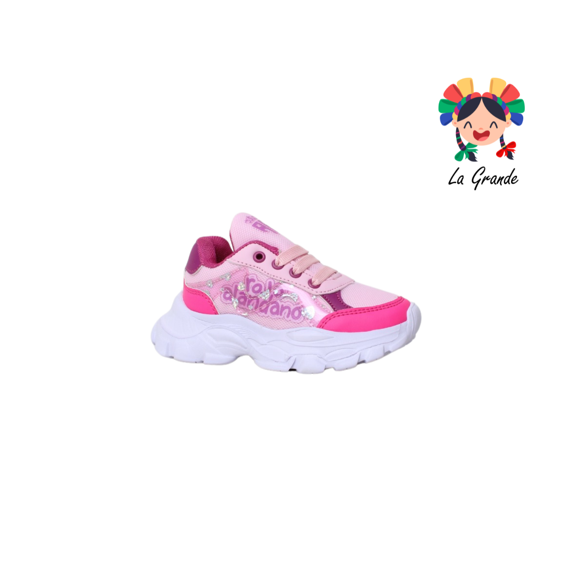 088 ROJO ARANDANO Rosa Fiusha Tenis Deportivo para Niña