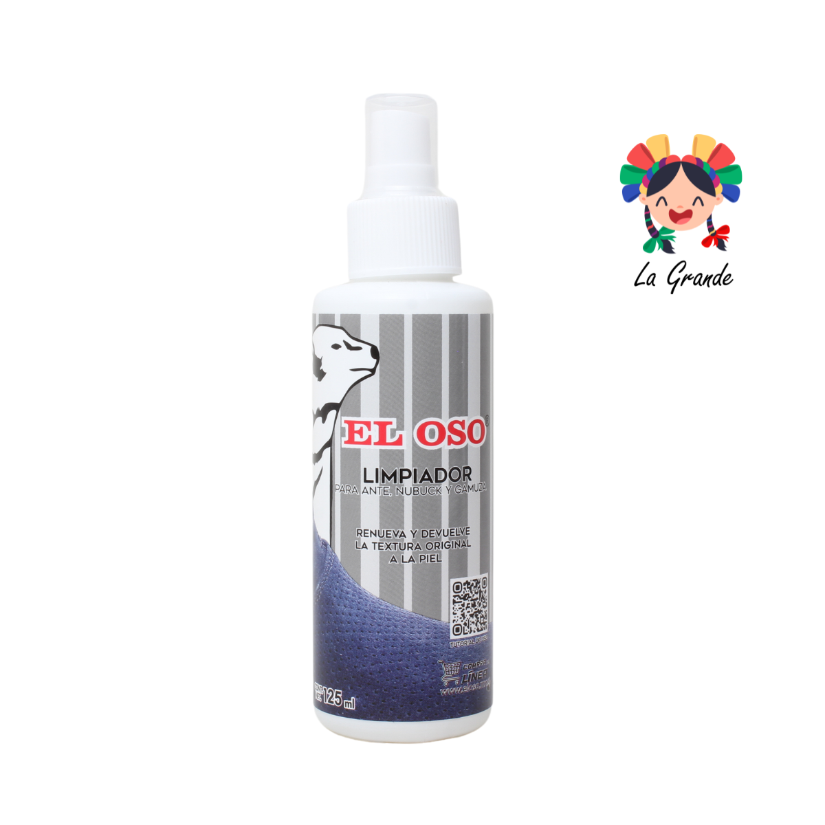 EL OSO Limpiador Ante, Nobuck y Gamuza 125 ml