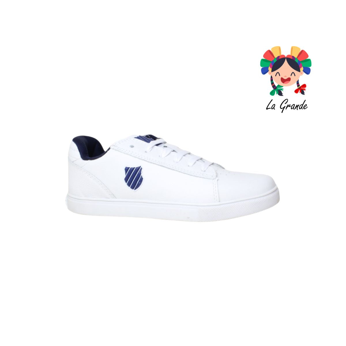 0F664140 K-SWISS Blanco Marino Tenis Casual para Caballero