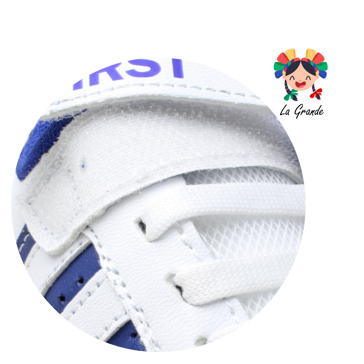 10000 FIRST Blanco Rey Sint Tenis Casual para Niña y Niño