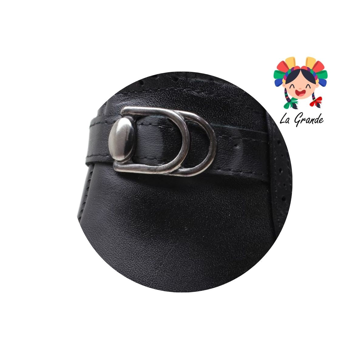 10016 LUPITAS Negro Piel Bota Casual para Dama
