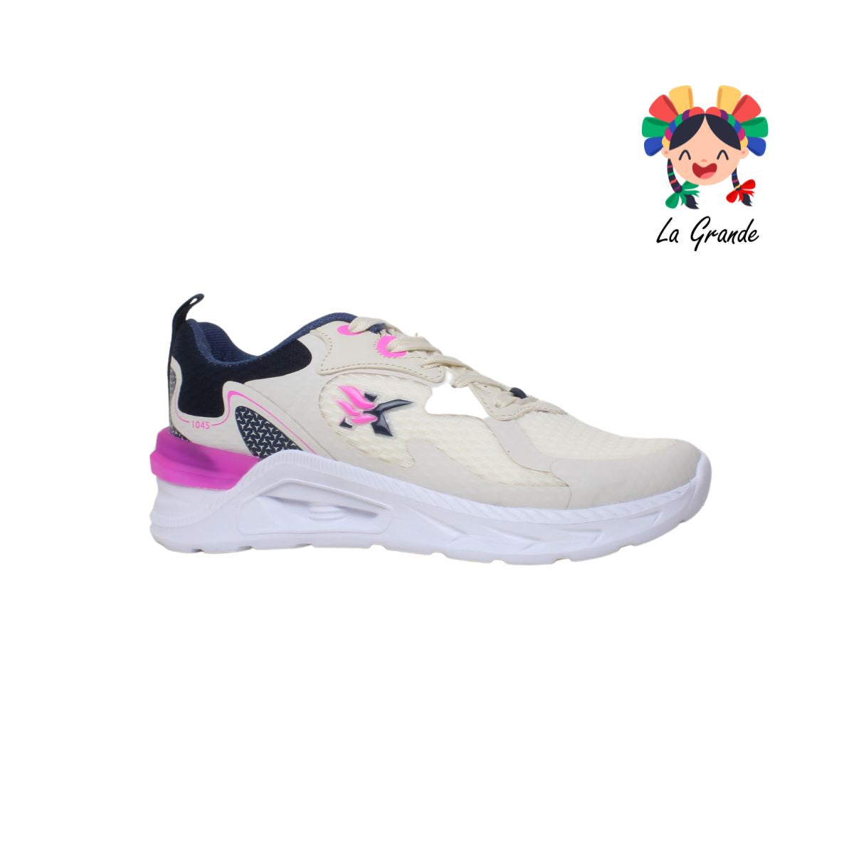 10030 MAKKENA Latte Marino Tenis Deportivo para Dama