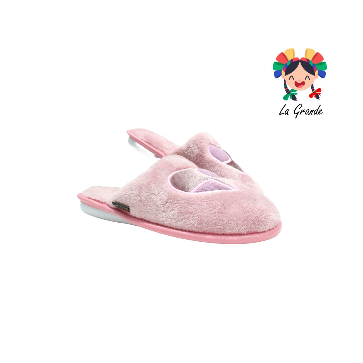 10078 STHAL Rosa Pantufla para Dama