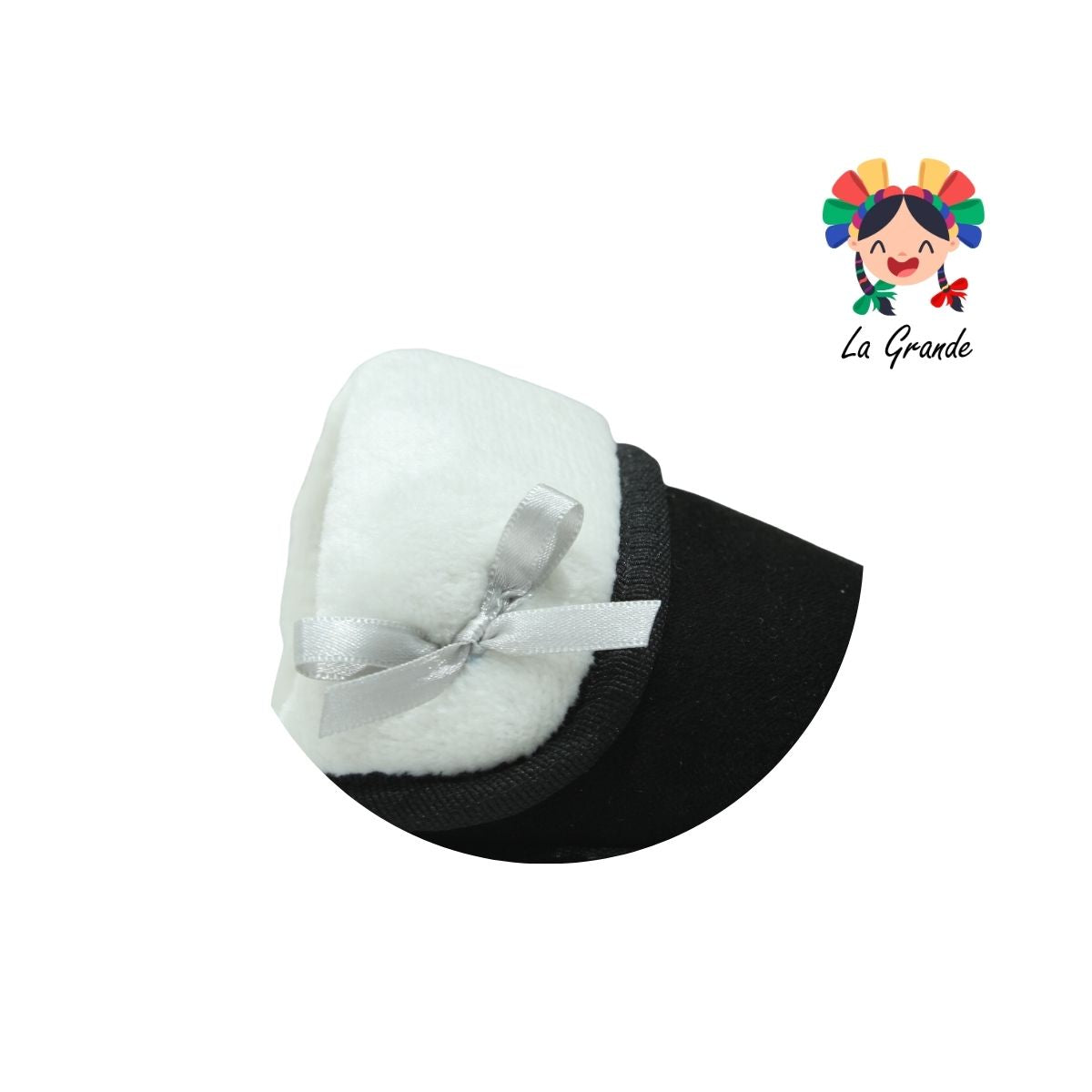 10087 STHAL Negro Pantufla Moño para Dama