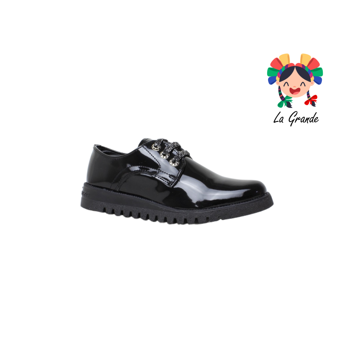 1009 DULCE CEREZA Negro Charol para Dama