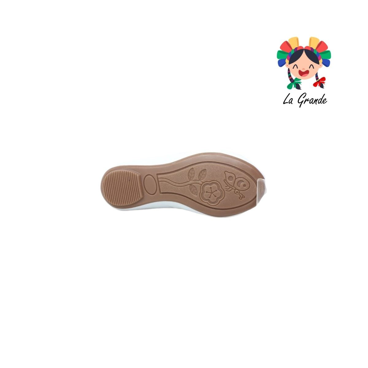 100 SOFITA Blanco Charol Balerina para Niña y Dama