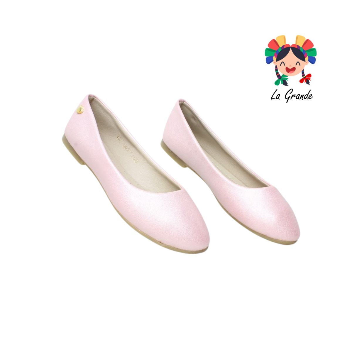 100 SOFITA Rosa Salma Sintético Balerina para Niña y Dama