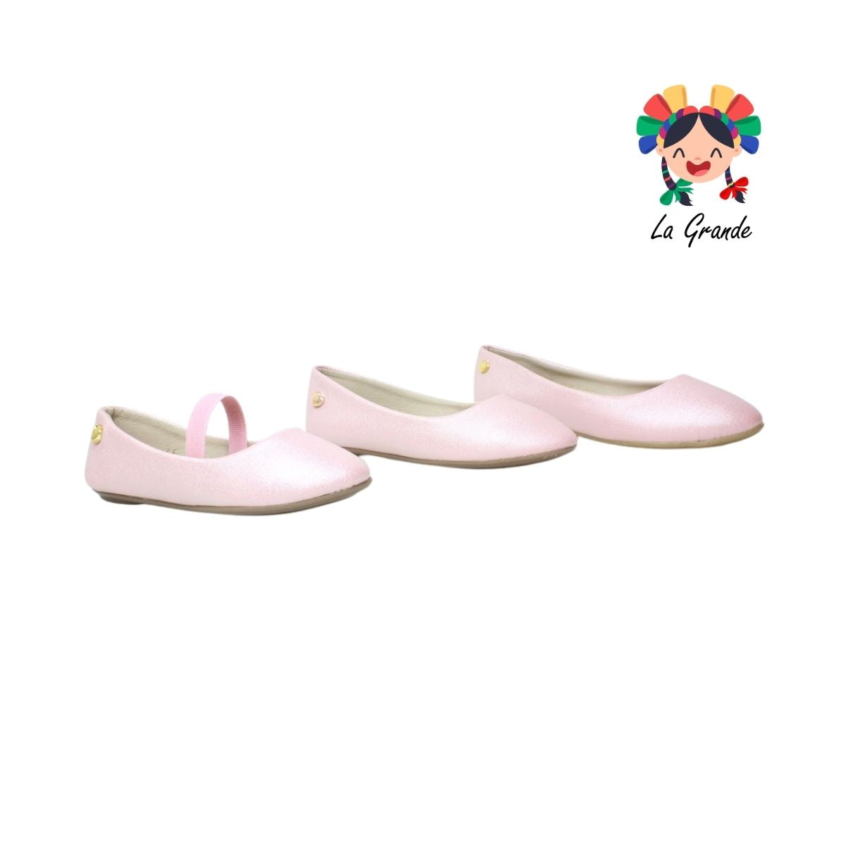 100 SOFITA Rosa Salma Sintético Balerina para Niña y Dama