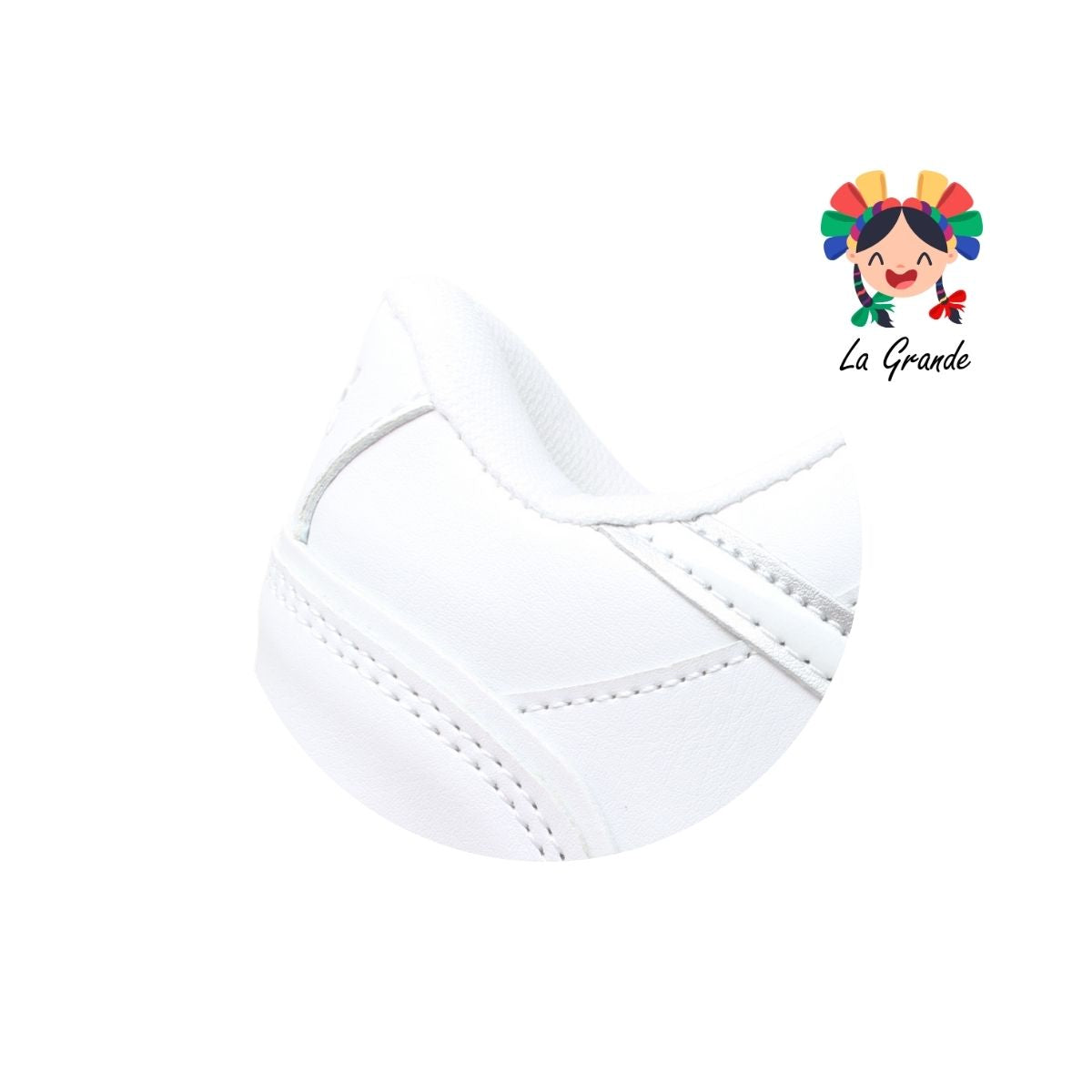 1010 FRAKOS Blanco Blanco Tenis Casual para Dama, Joven y Caballero