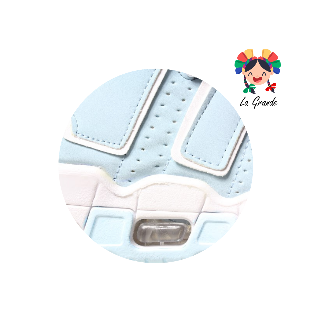 1018 HARMAN Cielo Blanco Tenis Casual para Dama, Joven y Caballero