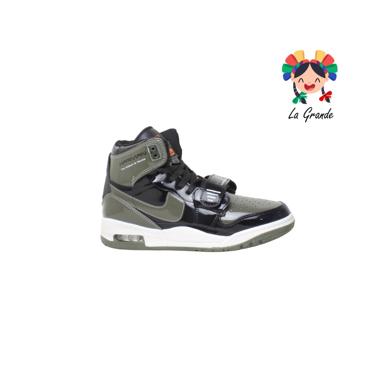 1032 HARMAN Negro Musgo Sint Tenis para Caballero