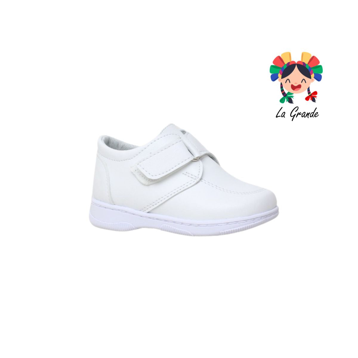 1040 CORAJITO Blanco Piel Zapato Casual para Bebé