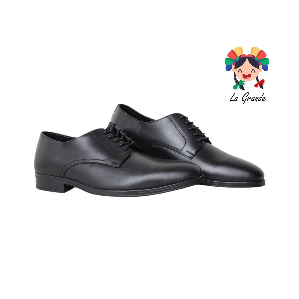 1041 DOGI Negro Piel Zapato Casual para Caballero