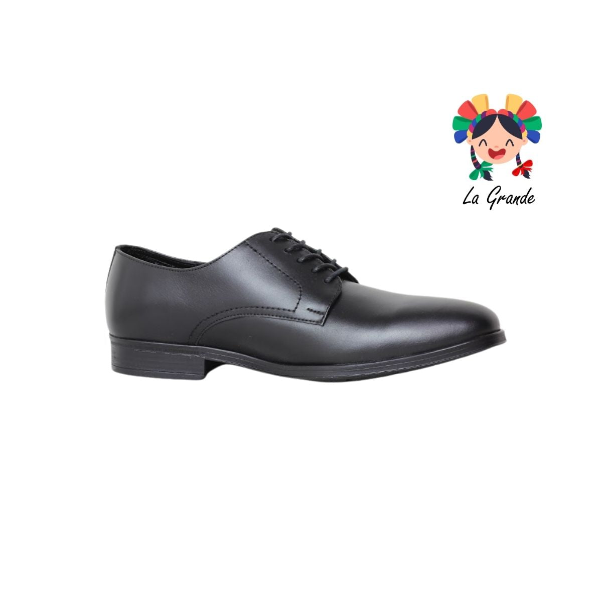 1041 DOGI Negro Piel Zapato Casual para Caballero