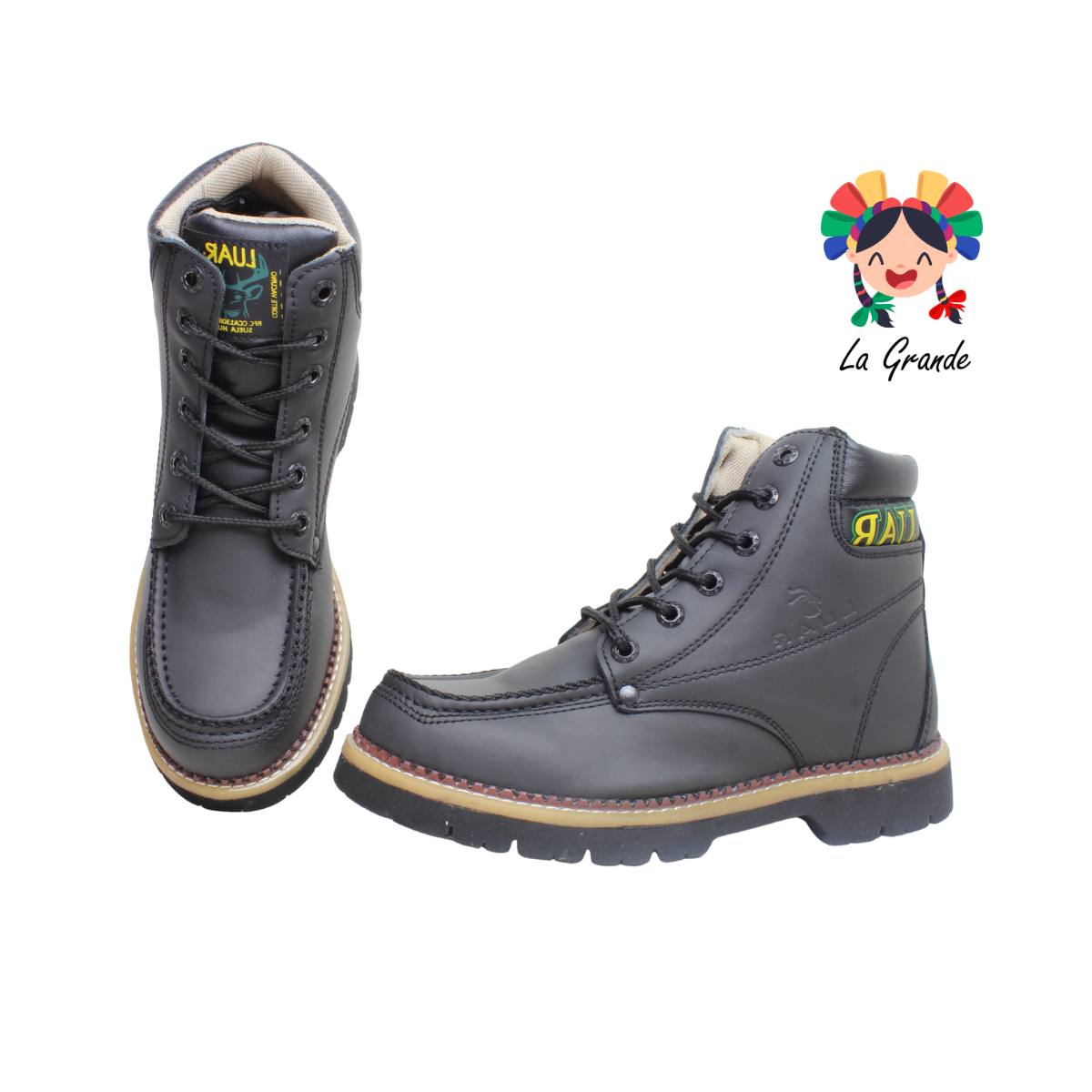204 LUAR TOTAL Negro con Casco Bota Industrial para Caballero