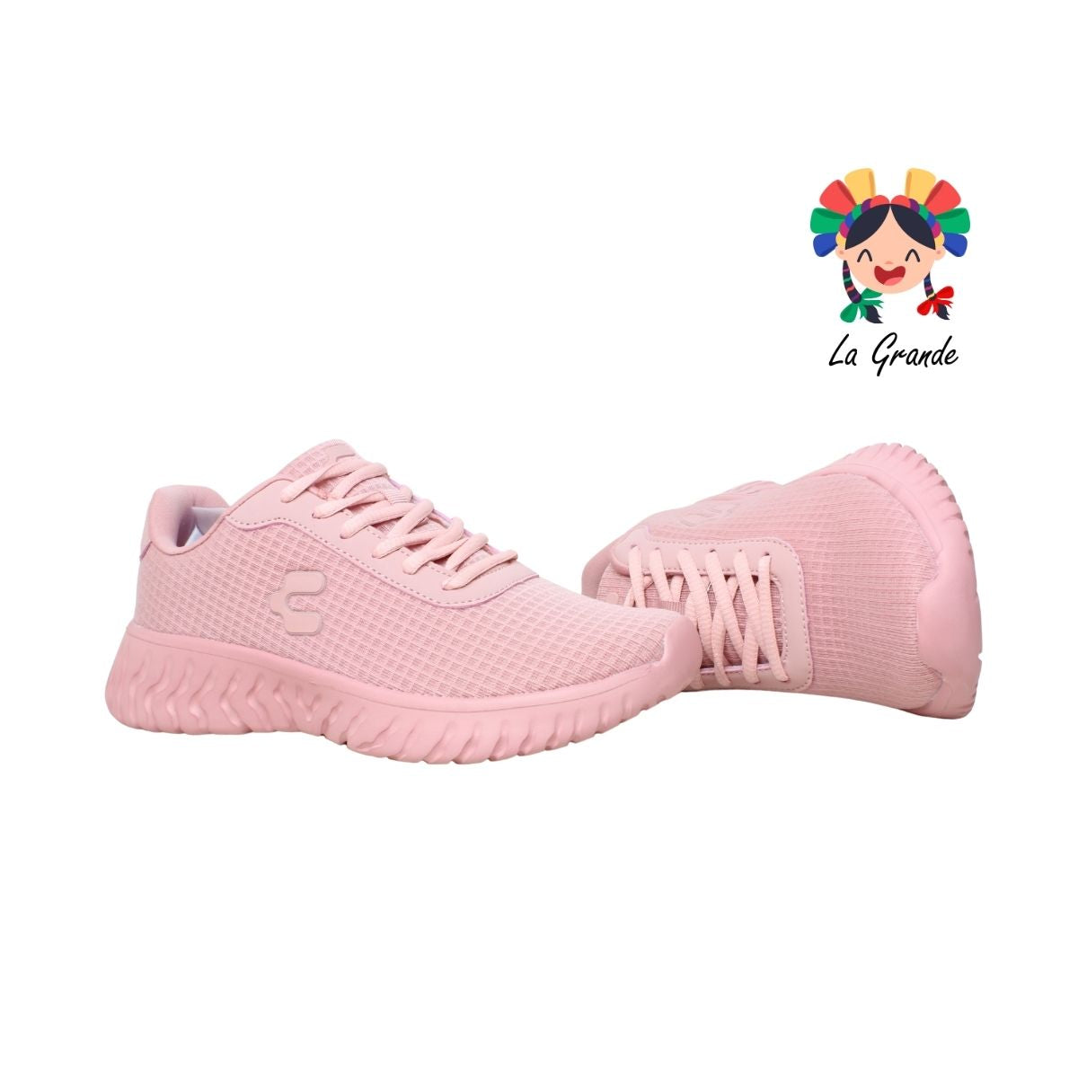 1059172 CHARLY Rosa Rosa Running Tenis Deportivo para Dama