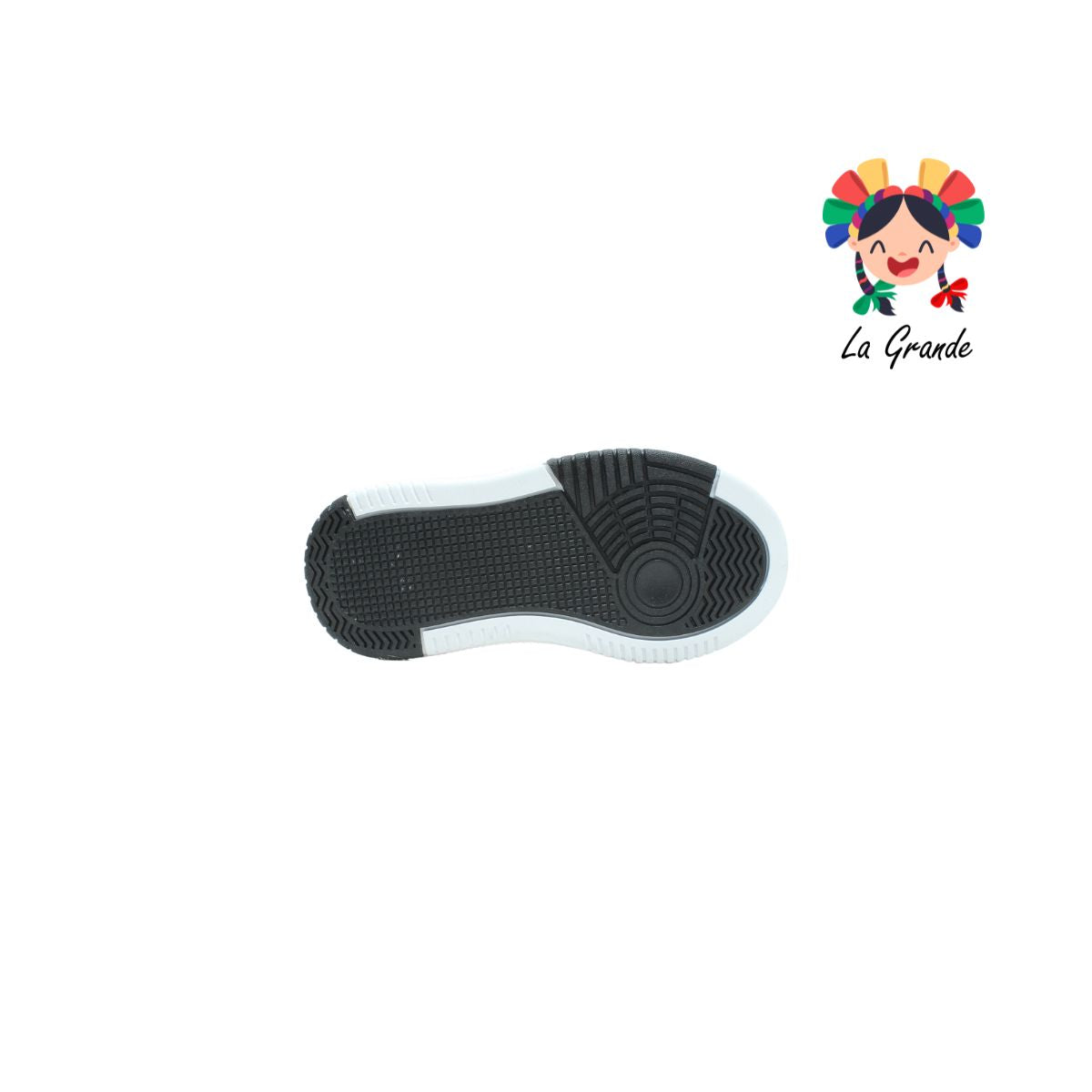 105 LUX-10 Oxford Negro Sint Tenis Casual para Bebé, Niña y Niño