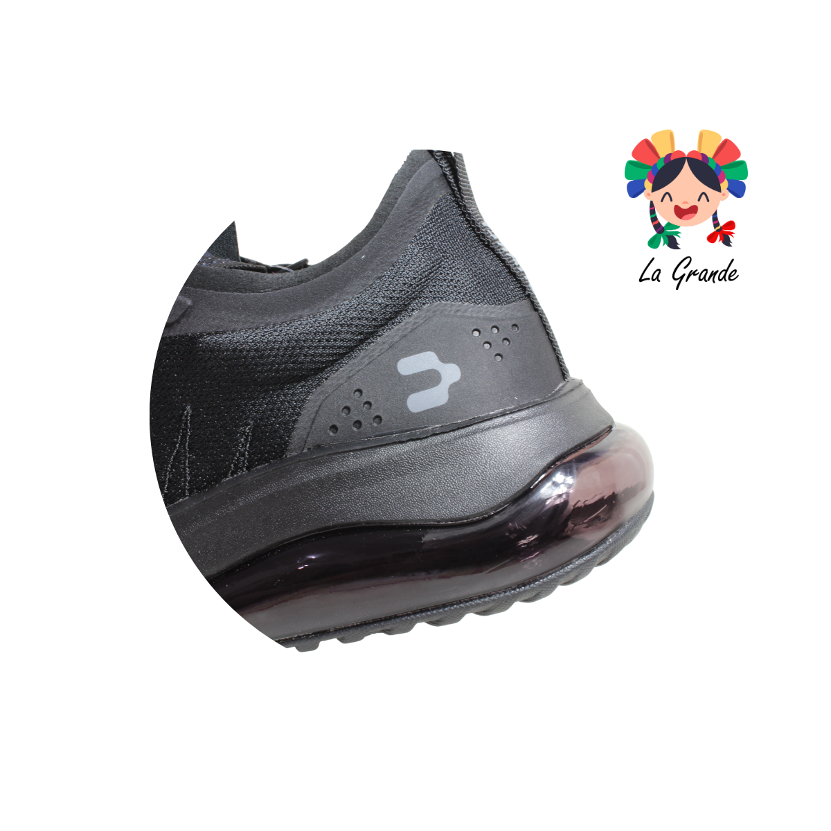 1086323002 CHARLY Negro Negro Tenis Deportivo para Caballero
