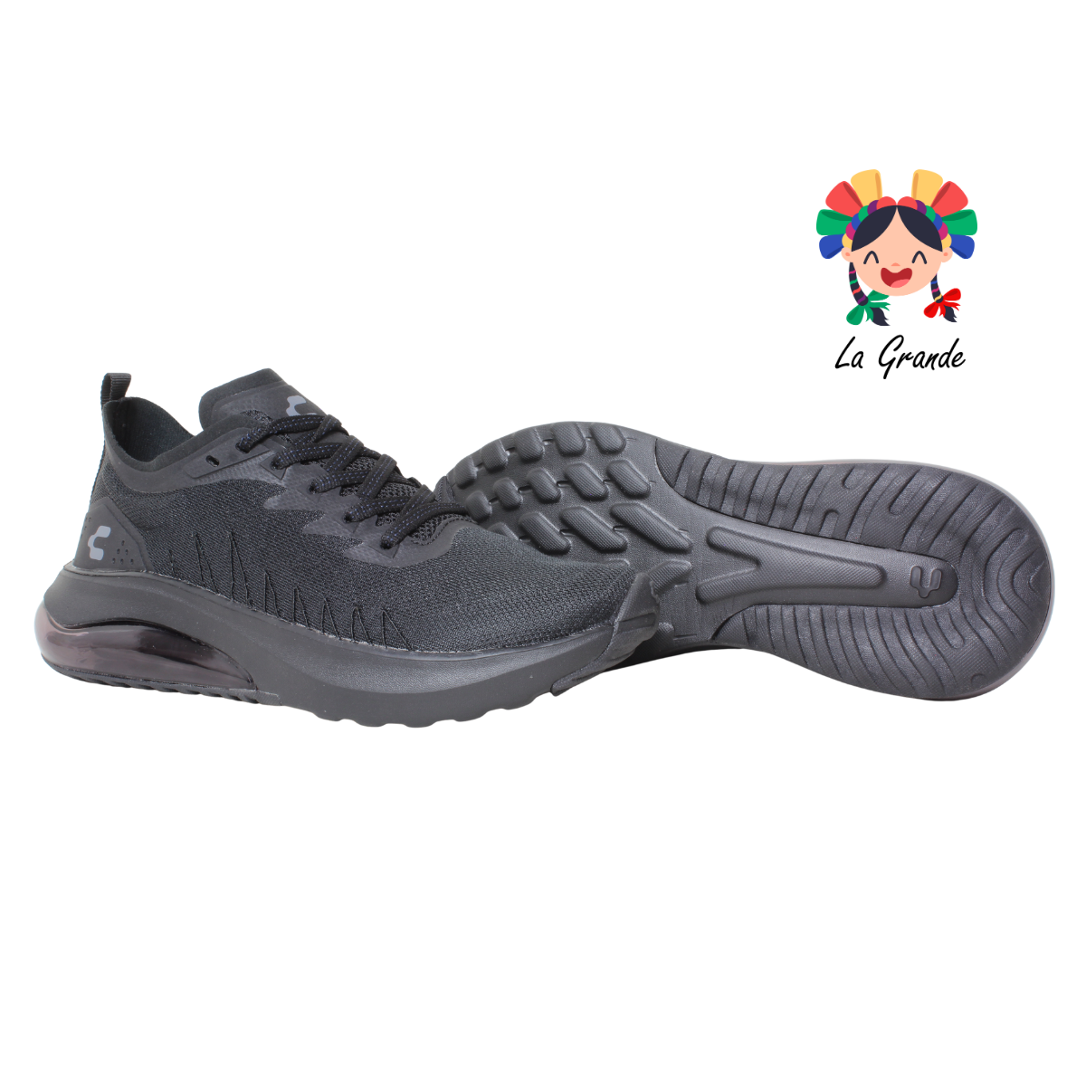 1086323002 CHARLY Negro Negro Tenis Deportivo para Caballero