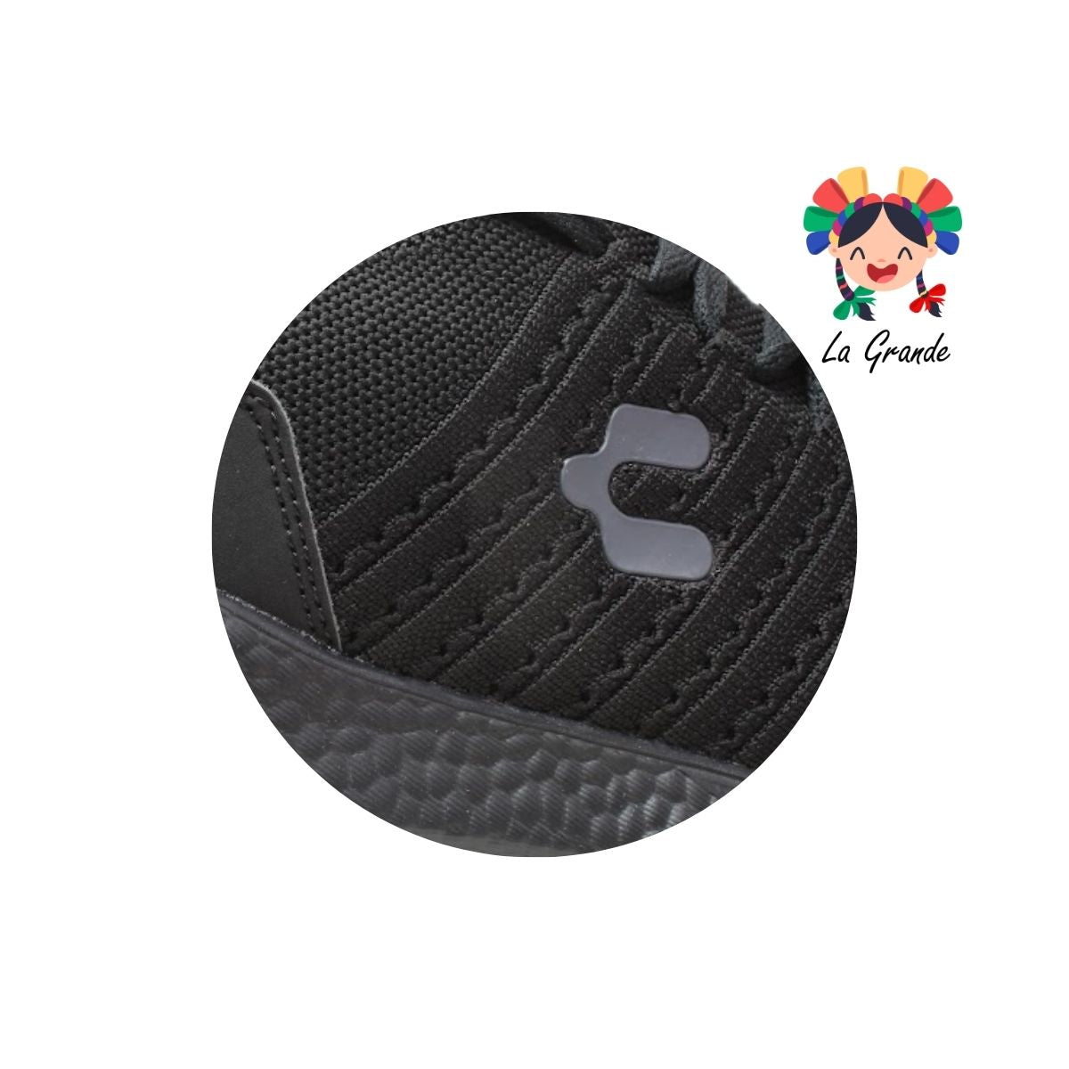 1086450 CHARLY Negro Negro Tenis Deportivo para Caballero
