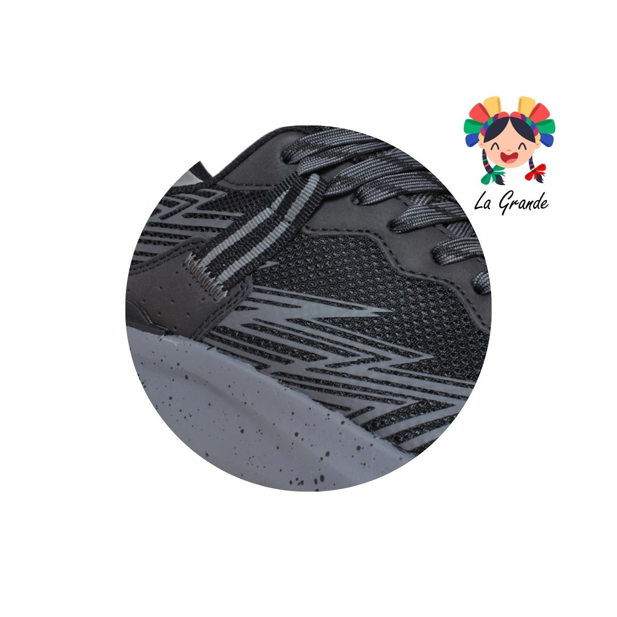 1086484 CHARLY Negro Oxford Tenis Deportivo para Caballero