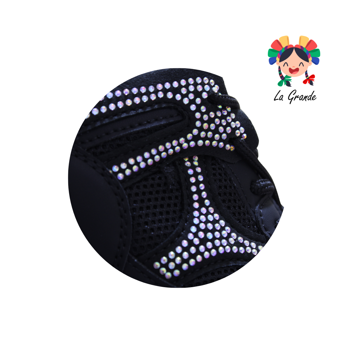 G04-1A FOSUM Negro Negro Textil Tenis Casual para Dama