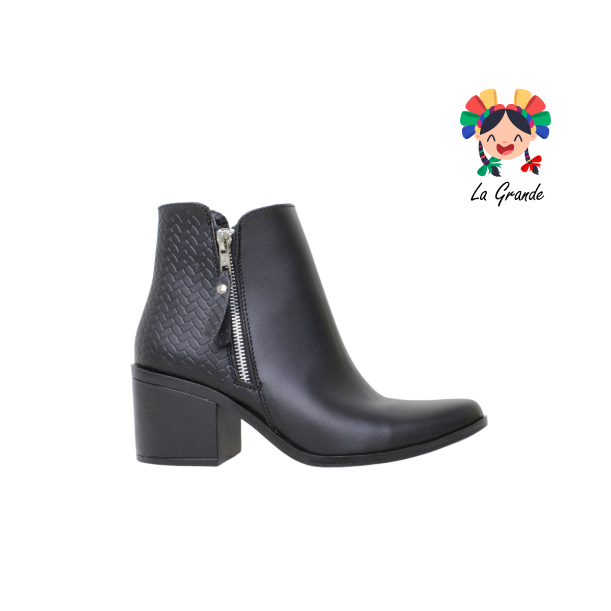 113 LEOPATRIA Negro Bota Casual para Dama