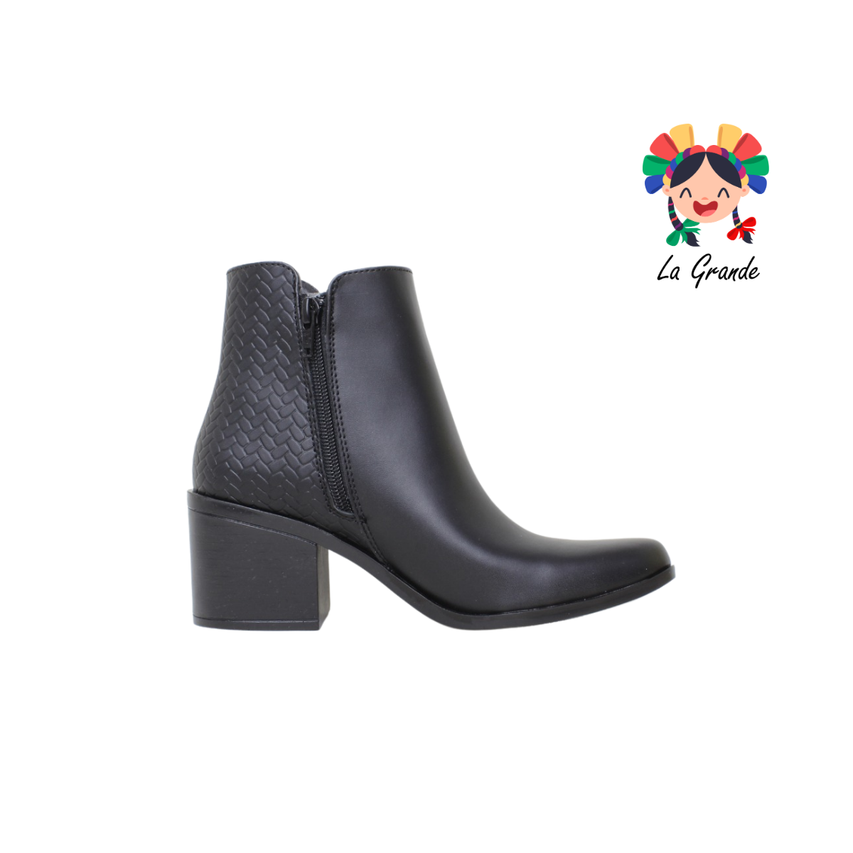 113 LEOPATRIA Negro Bota Casual para Dama