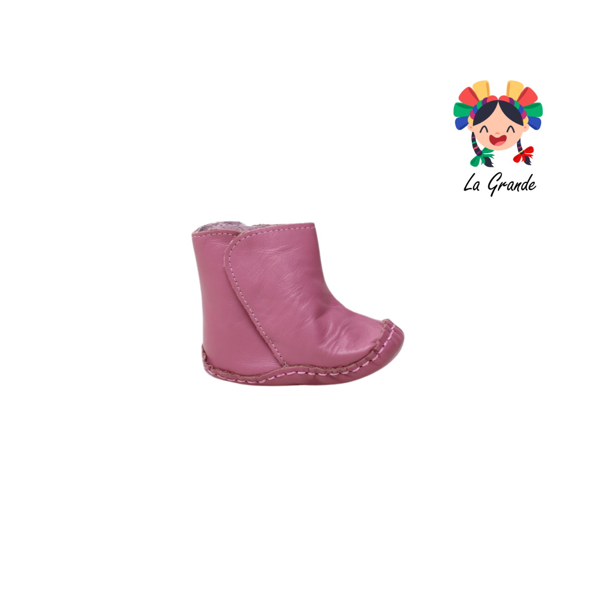 116 ABC Rosa Bota Casual para Bebé
