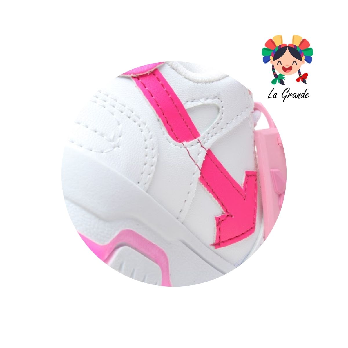 12000 FIRST Blanco Fiusha Sint Tenis Casual para Niña